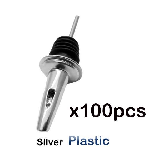 100PCS Wine Pourer Stopper Bottle Pourer Classic Bottle Liquor Pourer Oil Dispenser,Pack Of 100