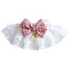 Pet Collar Lace Edge Decorating Fashion Pet Bibs Scarf Handcrafted Wreath Accessories for Outside