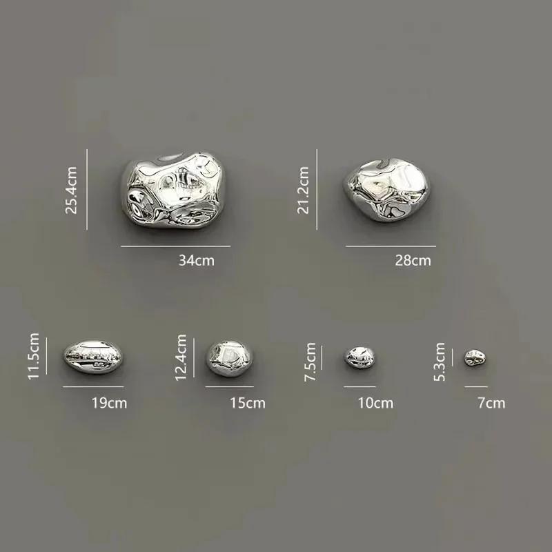 Wall Decoration Stone 3D Golden Stone Wall Background Display Plating Simulation Stone Pendant Wall Hanging Ornaments Room