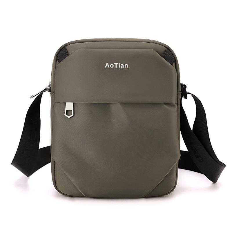 Men's bag new large-capacity multi-compartment shoulder business commute simple messenger bag fashion bag