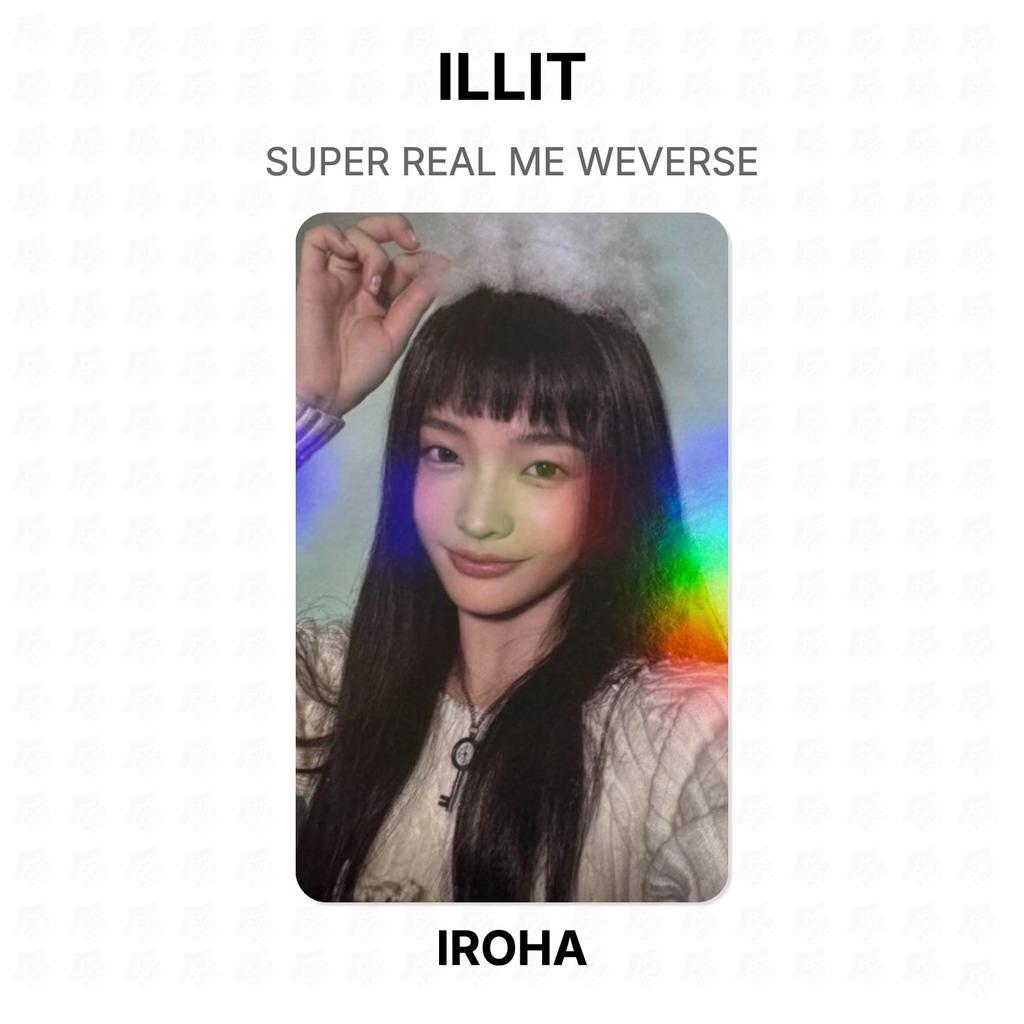 ILLIT SUPER REAL ME WEVERSE Official Photocard
