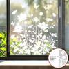 Glasaufkleber Wasserdicht PVC Doppelseitiges Design Sonnenblumenmuster Fensteraufkleber Glastüren Fenster Heimdekoration