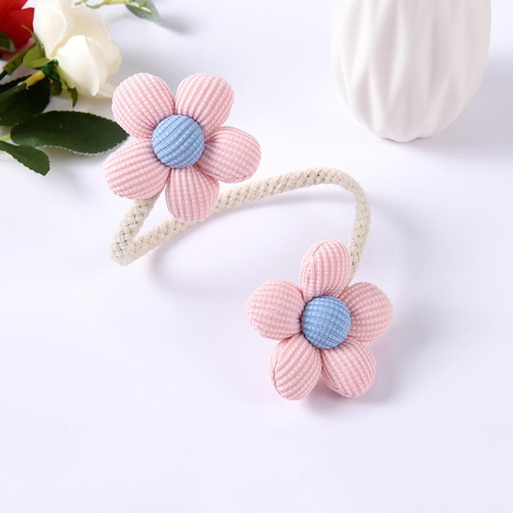 1Pcs Twist Bough Rope Curtain Buckles Flower Shape Curtain Fixer Clip Home Decoration