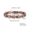 Magnetic Therapy Copper Bracelet for Women Crystal Magnetic Bracelet (8.6inches) for Mother Thanksgiving Day Christmas Gift