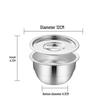 304 Stainless Steel Steaming Bowls with Lids