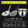 Zhìshì Stainless Steel Strainer & Skimmer Set