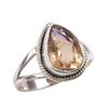 Natural Ametrine Gemstone Handmade 925 Solid Sterling Silver Gift Ring S.9 e4L58