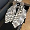 91Cm square scarf silk scarf women's new literary and fashion scarf accessories autumn and winter retro versatile shawl