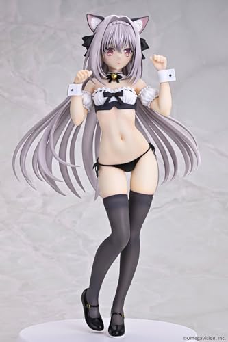Q-six Tsuki Ni Yorisou Otome No Sahou Sakurakoji Luna Cat-Eared Maid 1/6 Scale PVC Painted Complete Figure