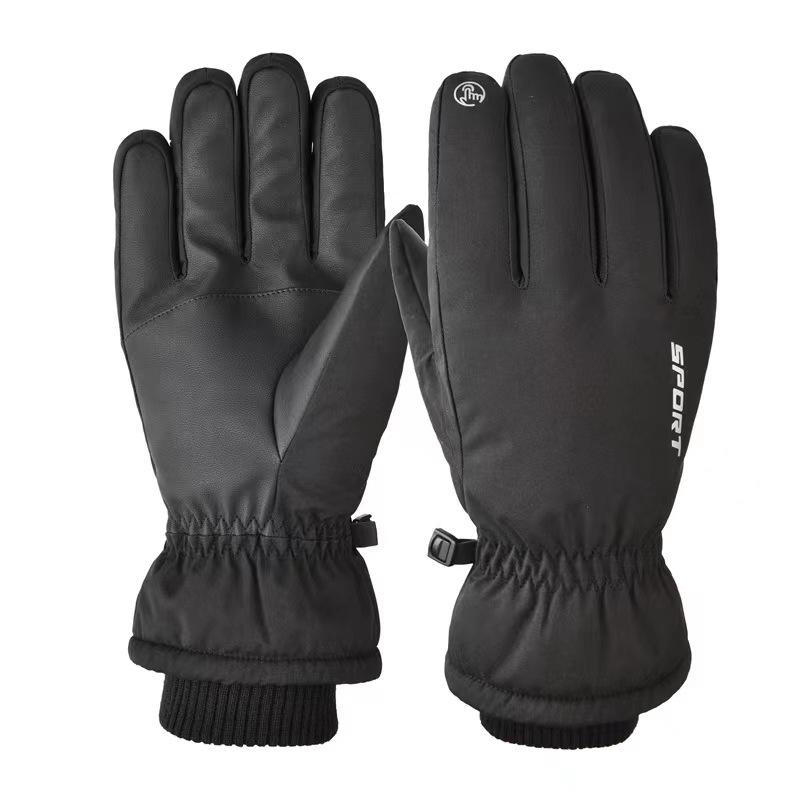 Warm Skiing Fleece  Anti Slip Touch Screen Cycling Sports  Cold Proof  Outdoor Windproof and Waterproof Winter Gloves