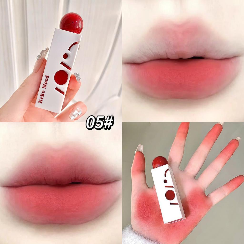 Pure Desire Cream Square Lip Glaze Matte Velvet Matte Non-fading Whitening Lipstick