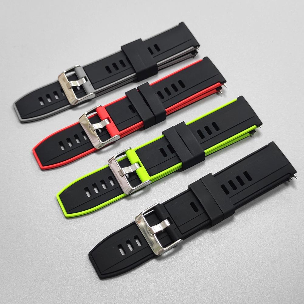 20mm 22mm Silicone Strap For HUAWEI WATCH GT 6 Pro GT6 GT5 GT4 GT3 GT2 Soft Band For HUAWEI WATCH 5 46mm/4 Pro Ultimate Bracelet