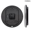 Formia Wall Clock Easy To Automatic Nighttime Light Brightness Nighttime Second Hand Day Hodogaya Electronics Silver Radio-Controlled - Read,