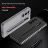 Samsung Z Fold6 Ultra-Thin Frosted Phone Case with Pen Slot - Solid Color Protective Cover