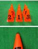 23CM Digital Number Cones 1-10 for Basketball/Football Training & Track/Field Course Markers