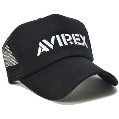 AVIREX Boné de Malha Bordado Frontal 14874500 (Preto)