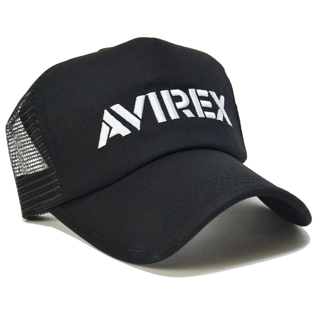 Avirex Front Embroidered Mesh Cap 14874500 (Black)