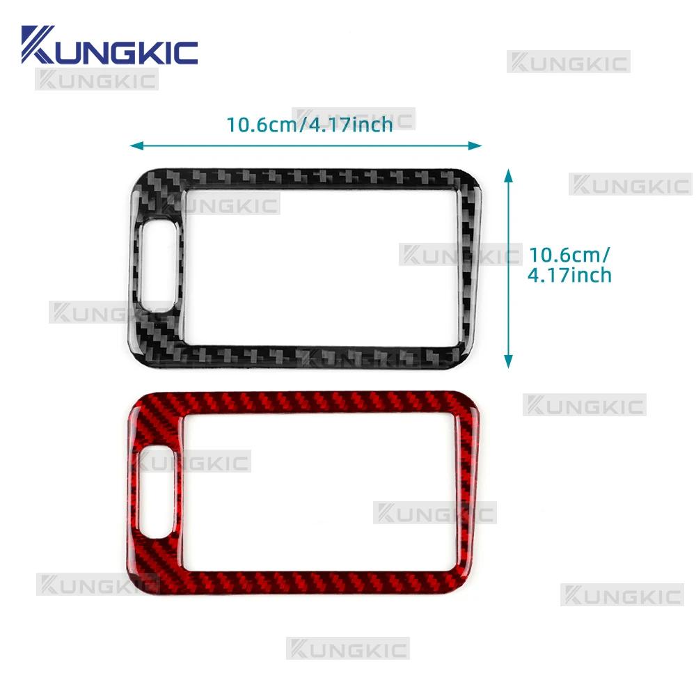 Voor Mercedes Benz SLK R170 1996 1997 1998 1999 2000 2001 2002 2003 Echte Zachte Koolstofvezel Passagiers Luchtuitlaat Frame Trim Sticker