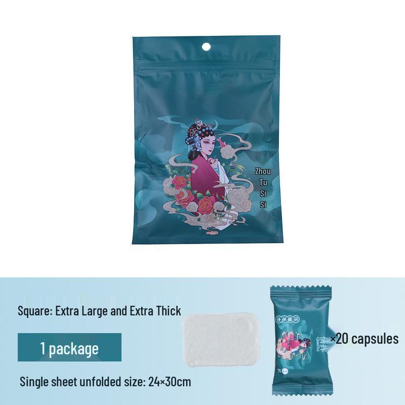 Portable Pure Cotton Compressed Face Towel Set for Travel