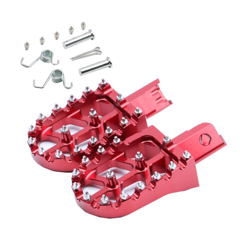 CNC Motorcycle Universal Colorful Footpeg Footrest Foot Pegs For HONDA CRF XR 50 70 110 M2R SDG DHZ SSR KAYO Pit Bike