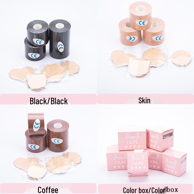 Breathable Waterproof Lifting Nipple Tape Set with Low Allergy Adhesive