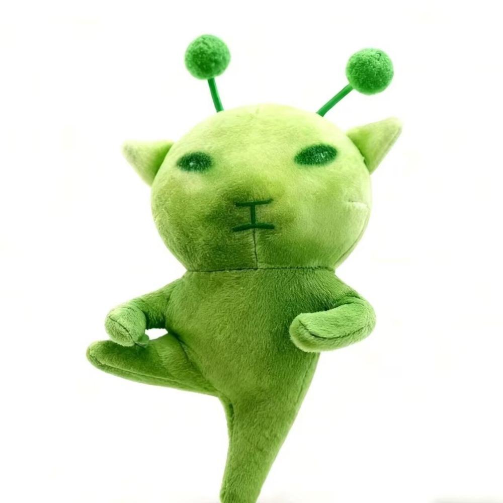

Stuffed Animal Alien Cat Plush Toy Pendant Rag Doll Cat Keychain Funny Ugly Cute Plushie For Gifts green cat