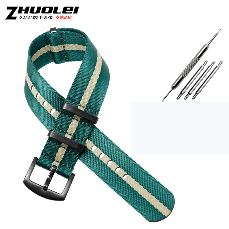 Hochwertiges Nylon-Uhrenarmband für Omega Seamaster Speedmaster Rox Mido Seiko Armband 20mm 22mm