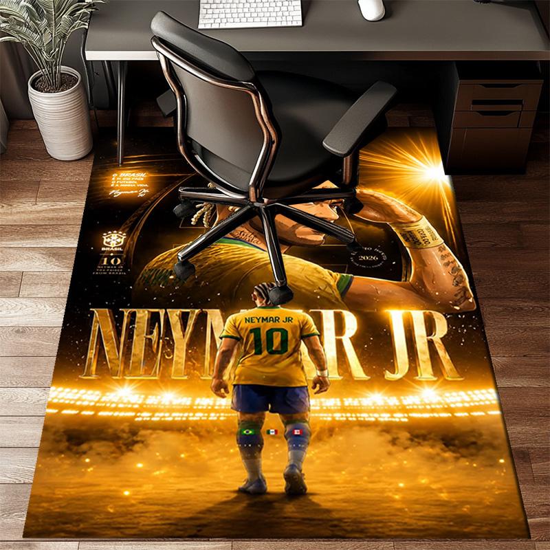Neymar Celebration Rug Game Carpet, Floor Mat for Bedroom Living Room Entryway Rug, Home Decor Idea Gift for Christmas birthday