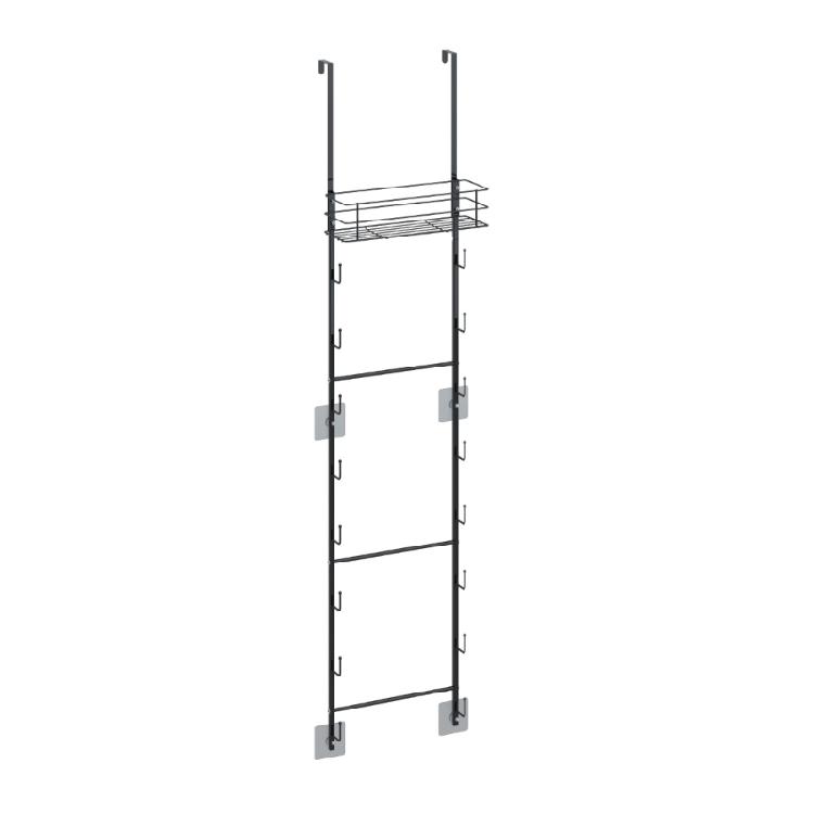 

High Capacity Handbag Storage System With Metal Build And Contemporary Vertical Style Preserves Valuable Space чорний