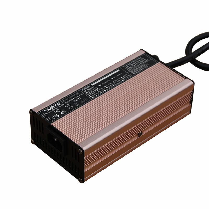 42V 15A smart lithium battery charger for 10S 36V lithium battery fast charging connector optional