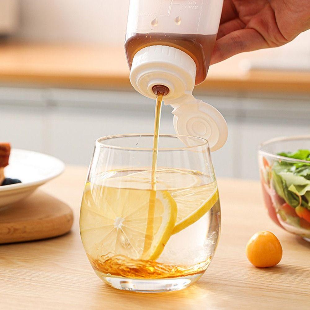 Průhledná láhev na stlačovací omáčku pro čerstvost 200/300 ml Lahve na olivový olej Kečup