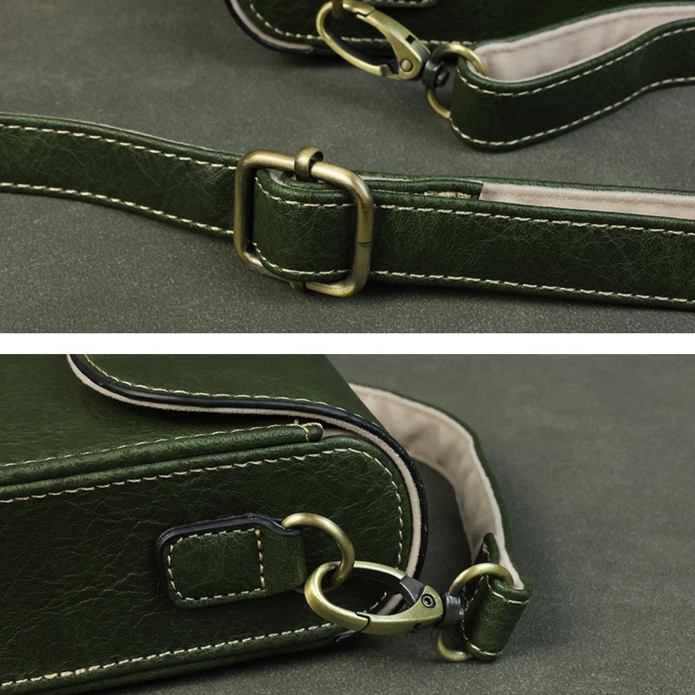 PU Leather Camera Case Universal Camera Vintage Small Protective Bag Waterproof  Travel Crossbody Camera Storage Bag