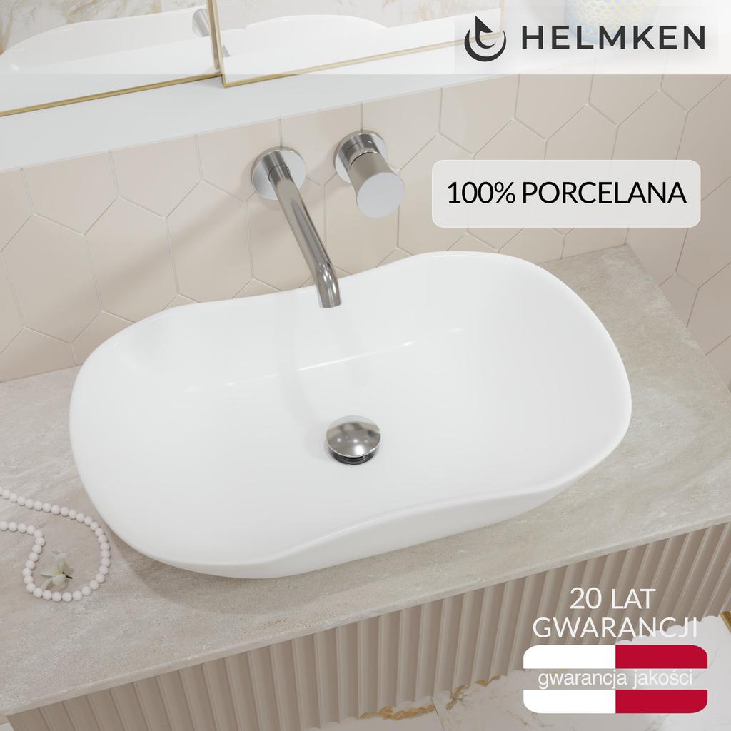 Helmken 57066000 Countertop Washbasin (66x41) White