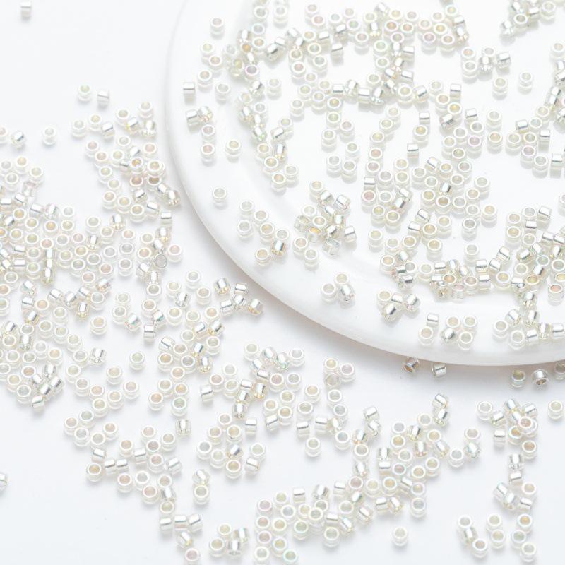 

2.5mm Iridescent Metallic Glass Beads, 10g 2.5MM-10g