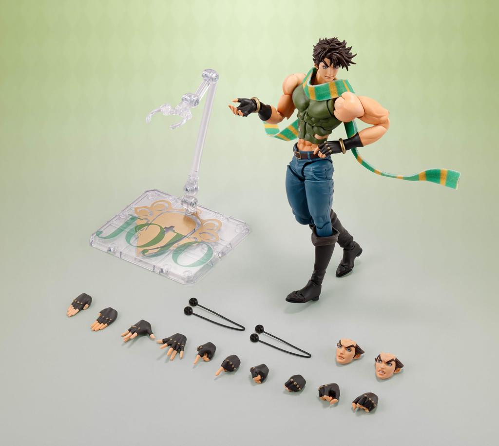 TAMASHII NATIONS Bizarre Adventure Joseph ca. und Actionfigur S.H.Figuarts JoJo's Adventure Joestar, 172mm, PVC, ABS, Stoff,