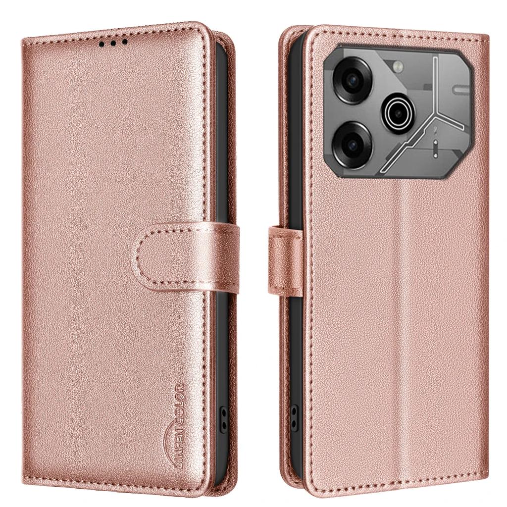 Flip Leather Case For Tecno Pova 6 Neo 5G KL 8 Pova 6 Pova 6 Pro 5G Cover Coque Funda Card Slots With RFID Blocking