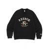 Reebok 1895 Blumen Sweatshirt Schwarz