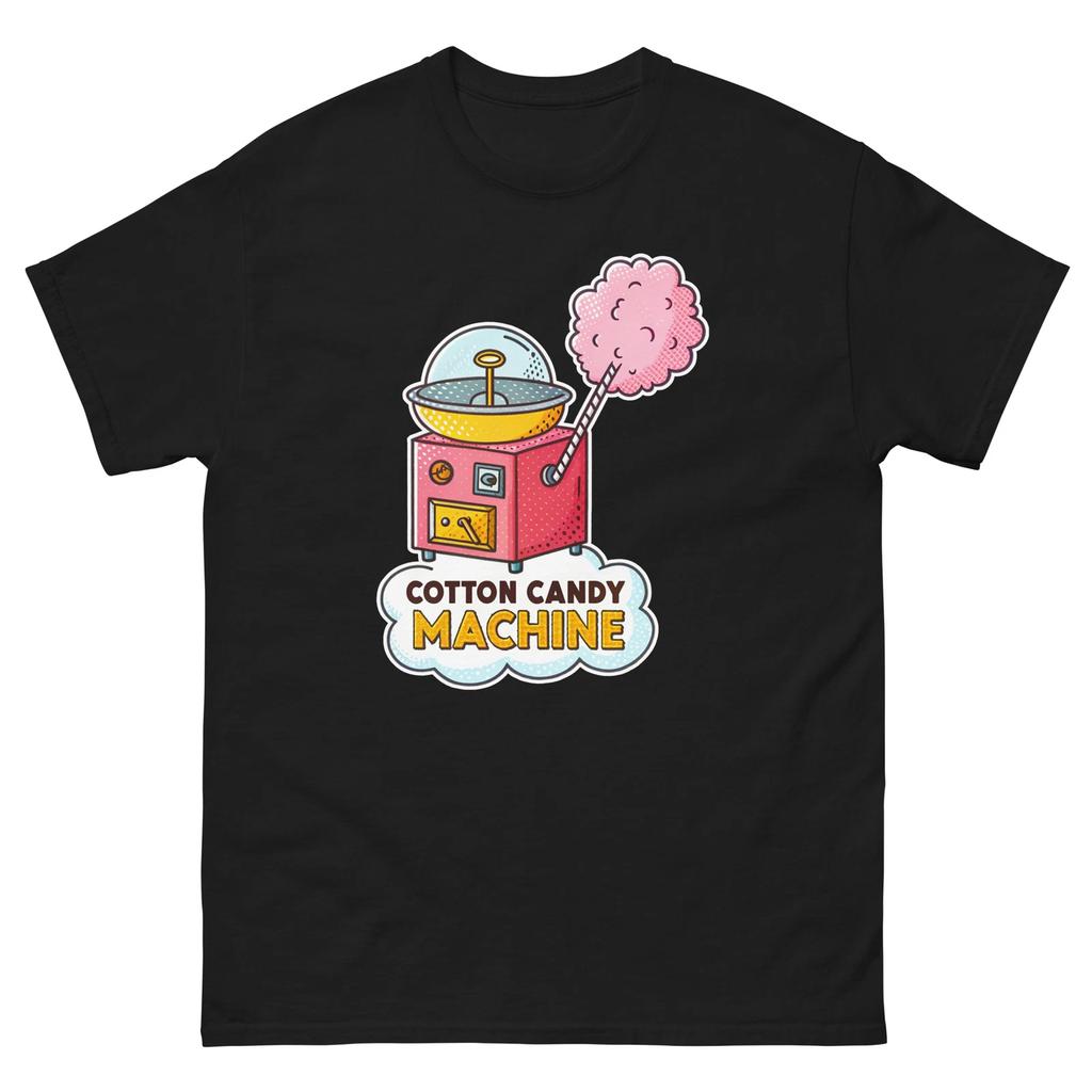 Cotton Candy Machine Carnival Fair Amusement Park T-Shirt