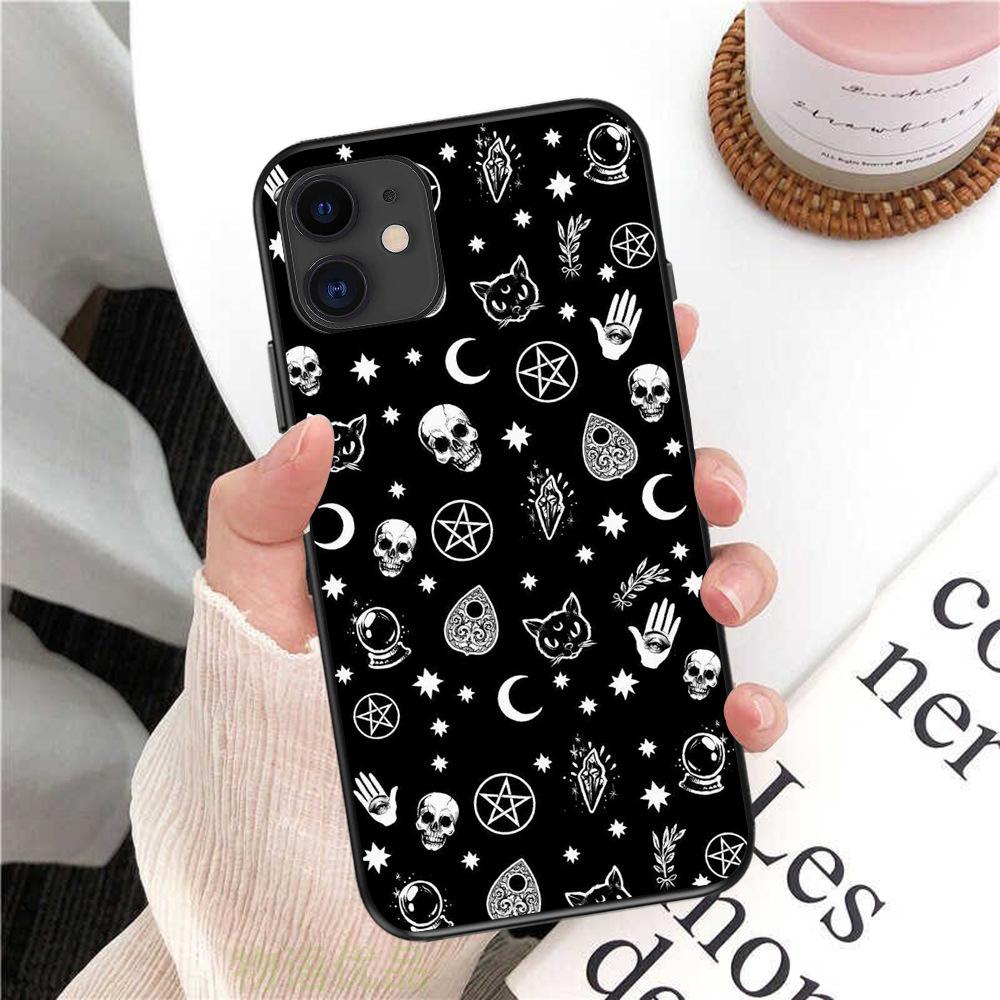 

Halloween Phone Case for IPhone 15 14 13 12 11 Pro Max Mini X Xs XR 7 8 Plus SE2 Soft Silicone Shockproof Matte Back Cover Funda iphone XR