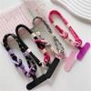 Stylish Nylon Phone Lanyard Universal Phone Accessories Keychain Phone Wrist Straps Candy Colors Simple Phone Case Strap Card