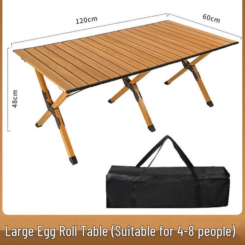 Portable Outdoor Camping Roll-Up Table
