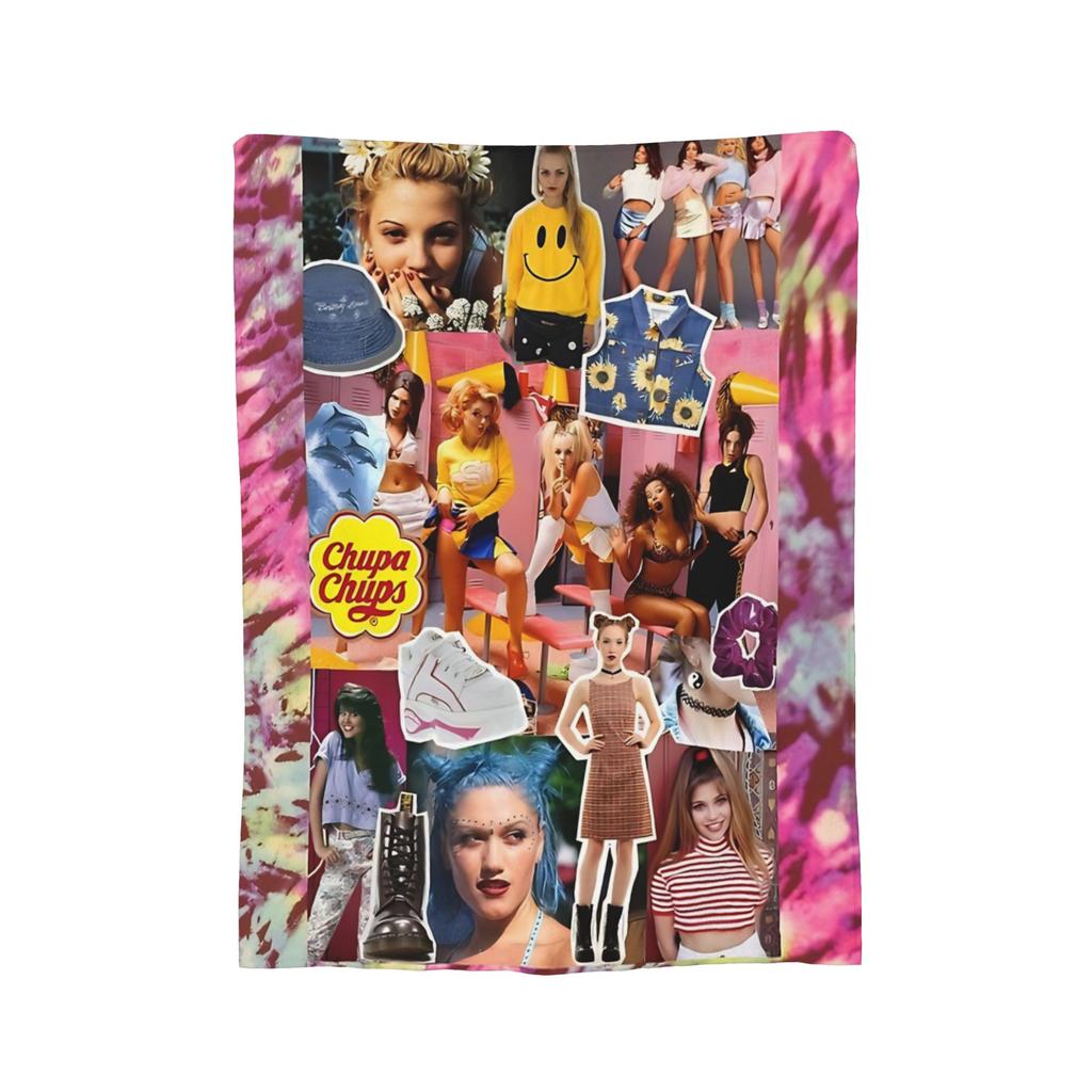 Lizzie McGuire Vintage Cartoon Gestrickte Decken Samt Super Weiche Überwurfdecke für Bett Schlafzimmer Steppdecke