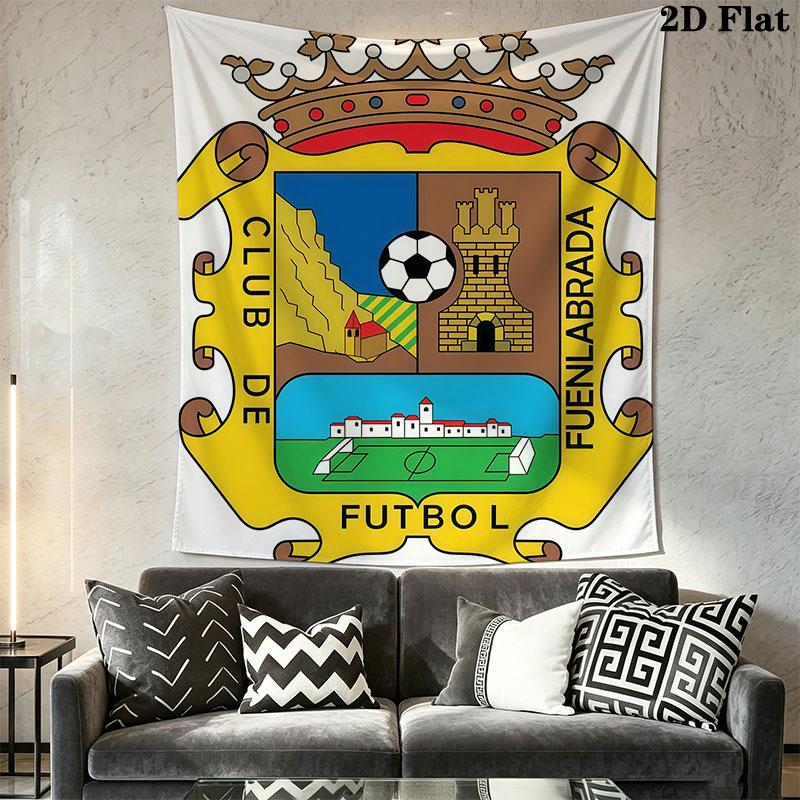 Fuenlabrada Wall Hanging Printed Fabric Blanket Decorative Tapestries for Bedroom Living Room Home Decor