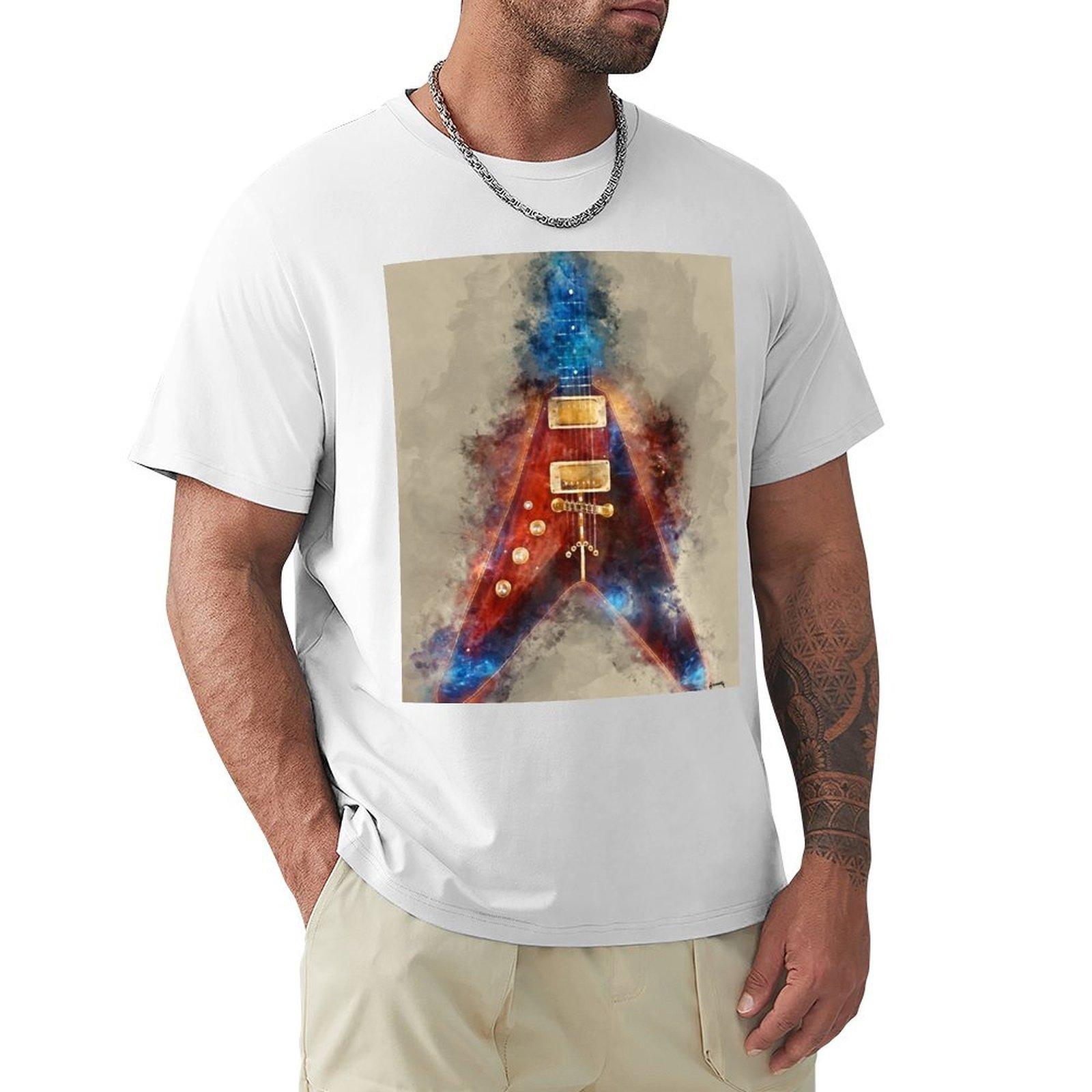 Albert Kings electric guitar TShirt funny shirt cotton boys whites anime clothes vintage t shirt men S