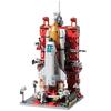 Children's Spacecraft Model Building Kit - Boys' Educational Toy with Small Particle Blocks
