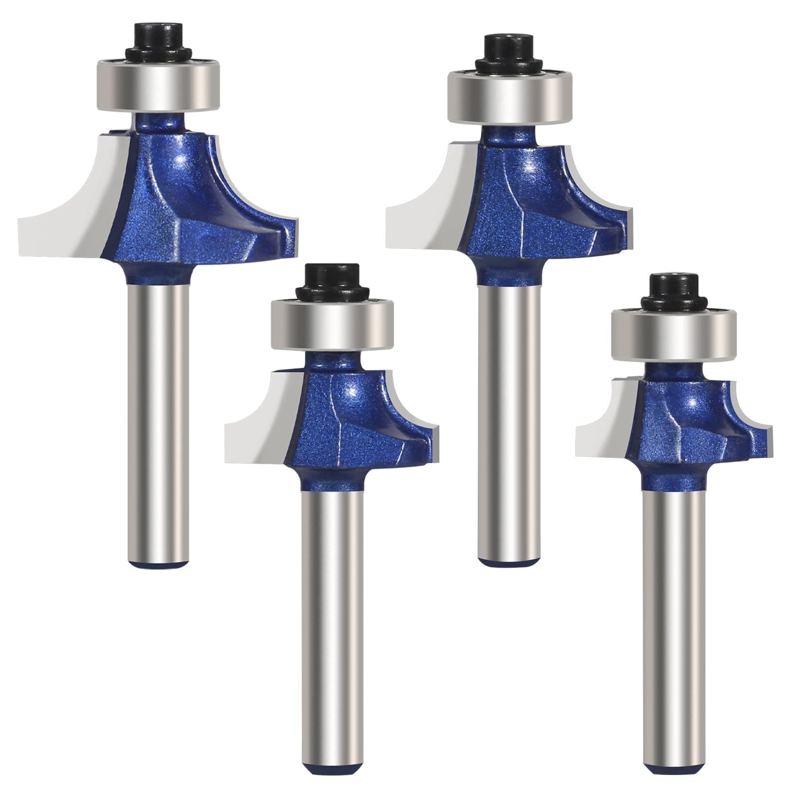 

Vearter Round Face Trimmer Chamfer Carbide Arc Face Router Chamfer Radius Cutting DIY Woodworking Electric Trimmer Router Bit for Woodworking Bit,