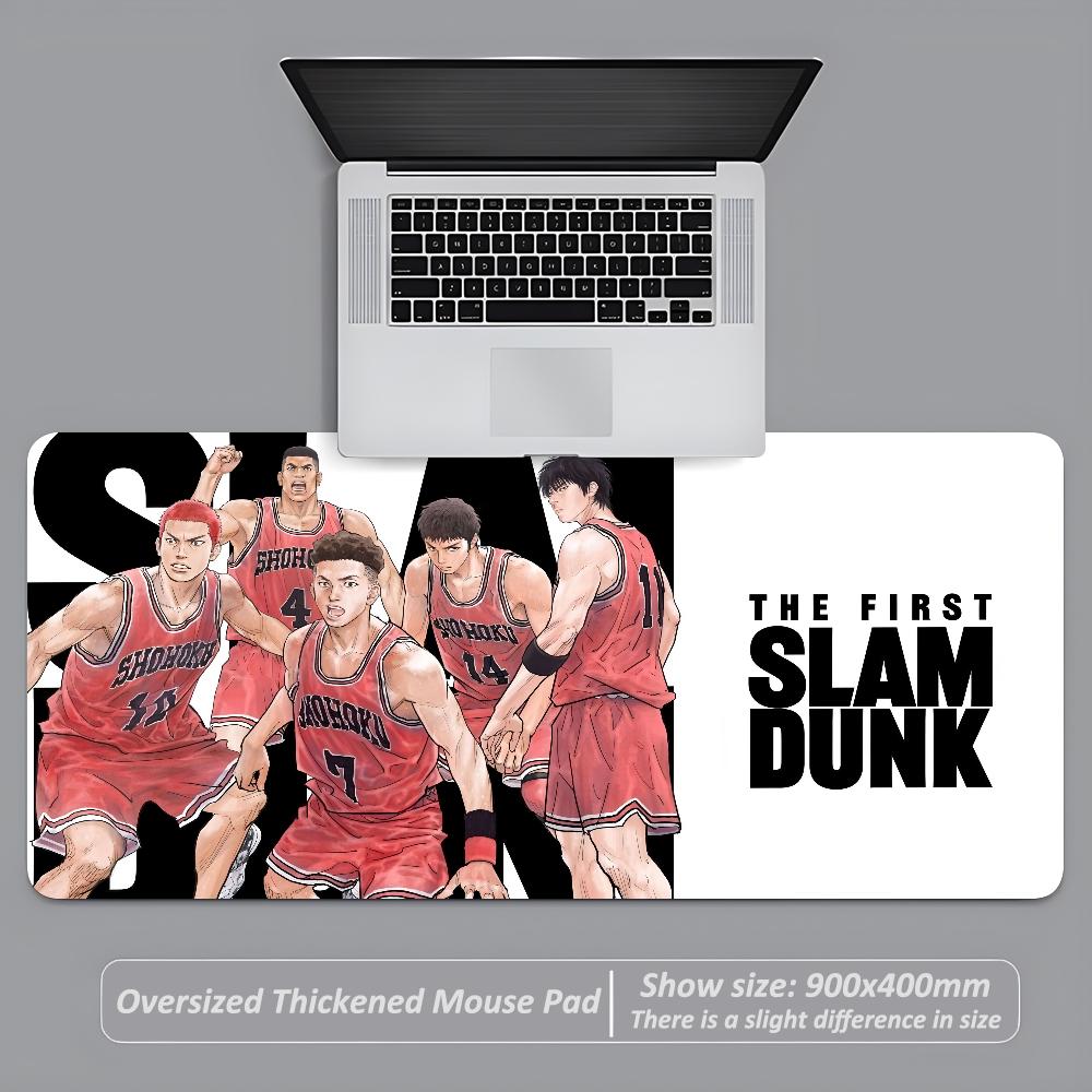 Gaming Mouse Pad Large Desk Mat Antislip Stitched Edges Basketball Sports Anime Team Print Keyboard Mat for Gamers