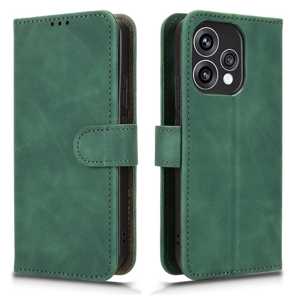 

Шкіряний чохол для Oppo Reno15 5G (Глобальний) / Reno15c 5G (Китай) Кришка-гаманець для телефону-розкладачки зі стійкою, що імітує шкіру, захист від падінь