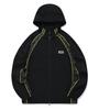 Ufc Sport Ufc Logo Monogram Relaxed Fit Windbreaker Jacket Black U1Jku1106Bk