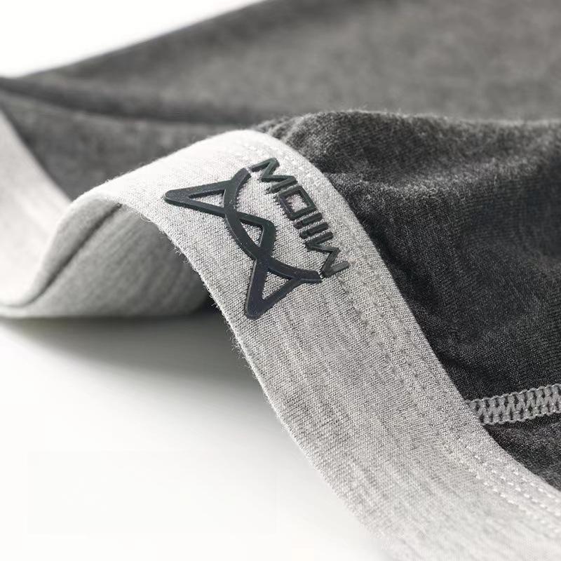 5pcs Men's Underwear Flat Cornered Underwear Solid Color Seamless Underwear Boxer Brief